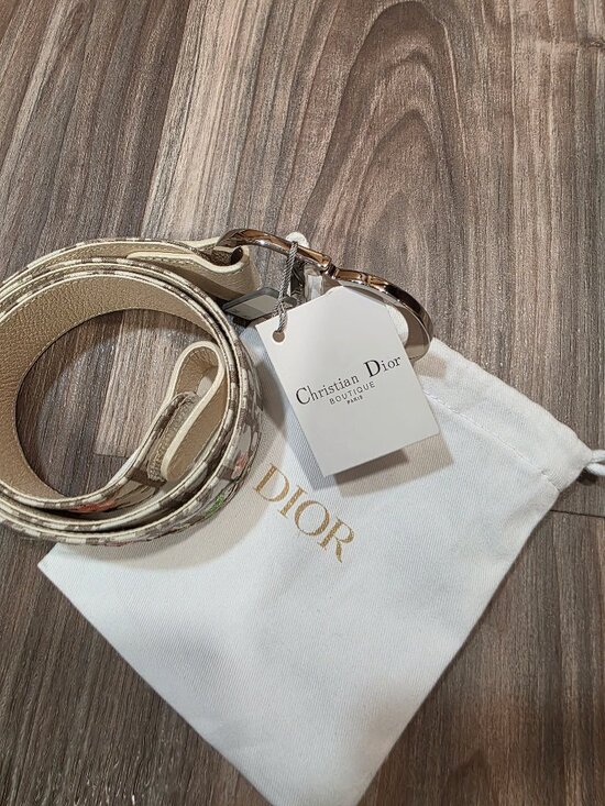 Dior Floral Monogram Belt